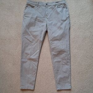 LIKE NEW Gray Chinos - size 16